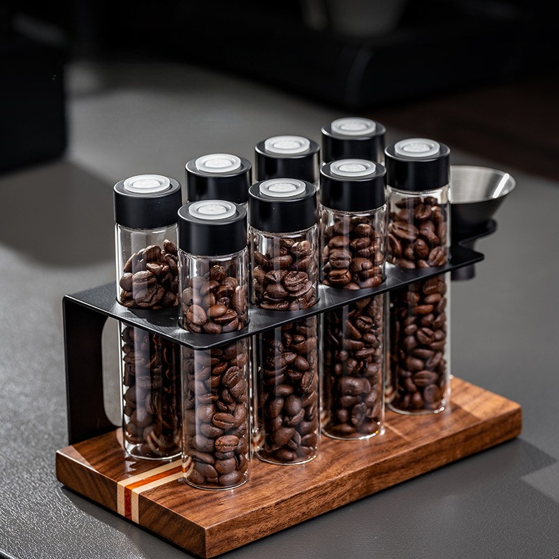 JUSTINLAU Glass Coffee Bean St - Kitchen Gadgets Organizer recension och pris