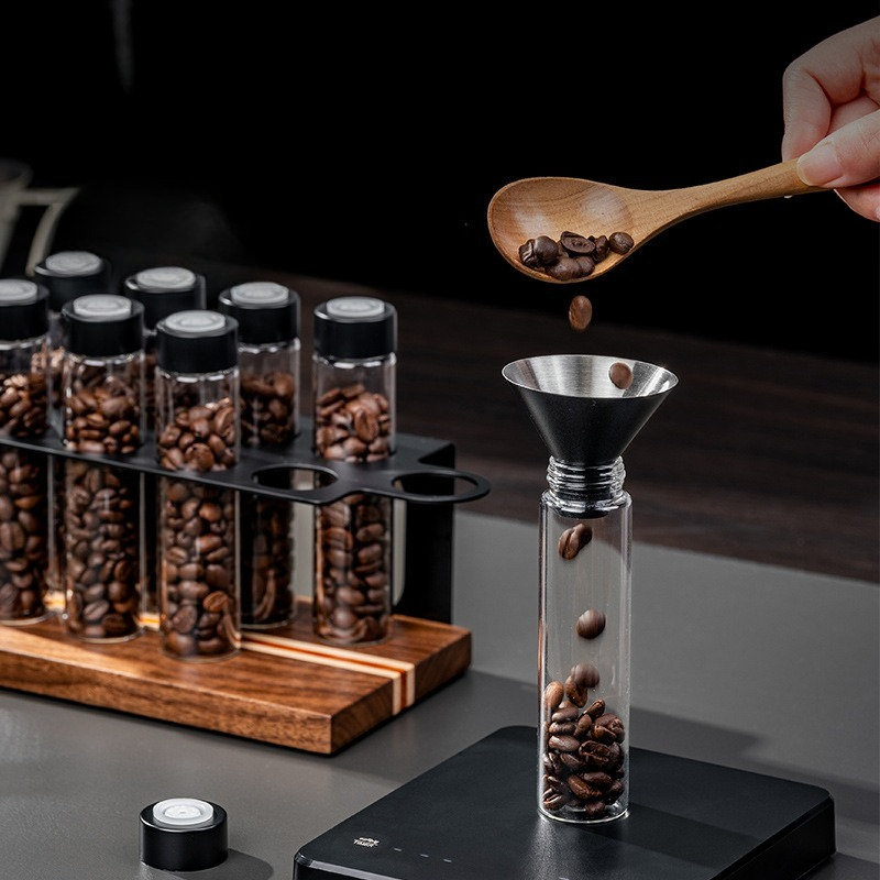 JUSTINLAU Glass Coffee Bean St - Kitchen Gadgets Organizer recension och pris