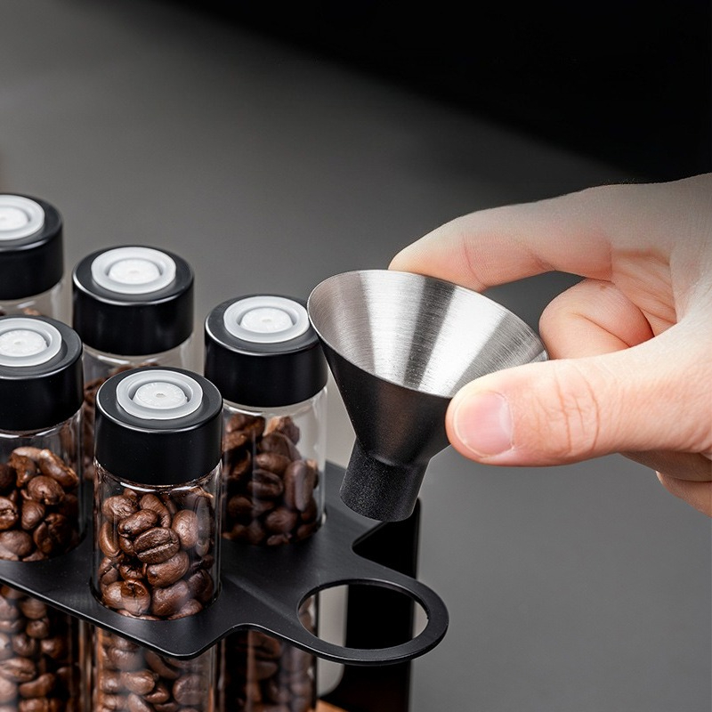 JUSTINLAU Glass Coffee Bean St - Kitchen Gadgets Organizer recension och pris