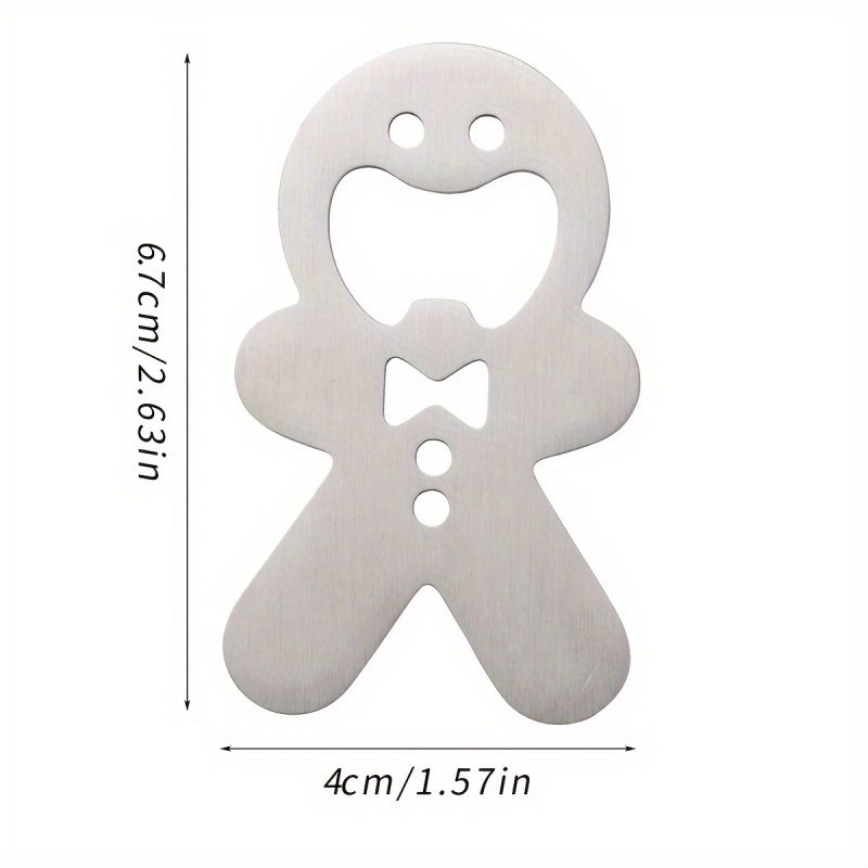 Gingerbread Man Bottle Opener  - Kitchen Gadgets For Men recension och pris