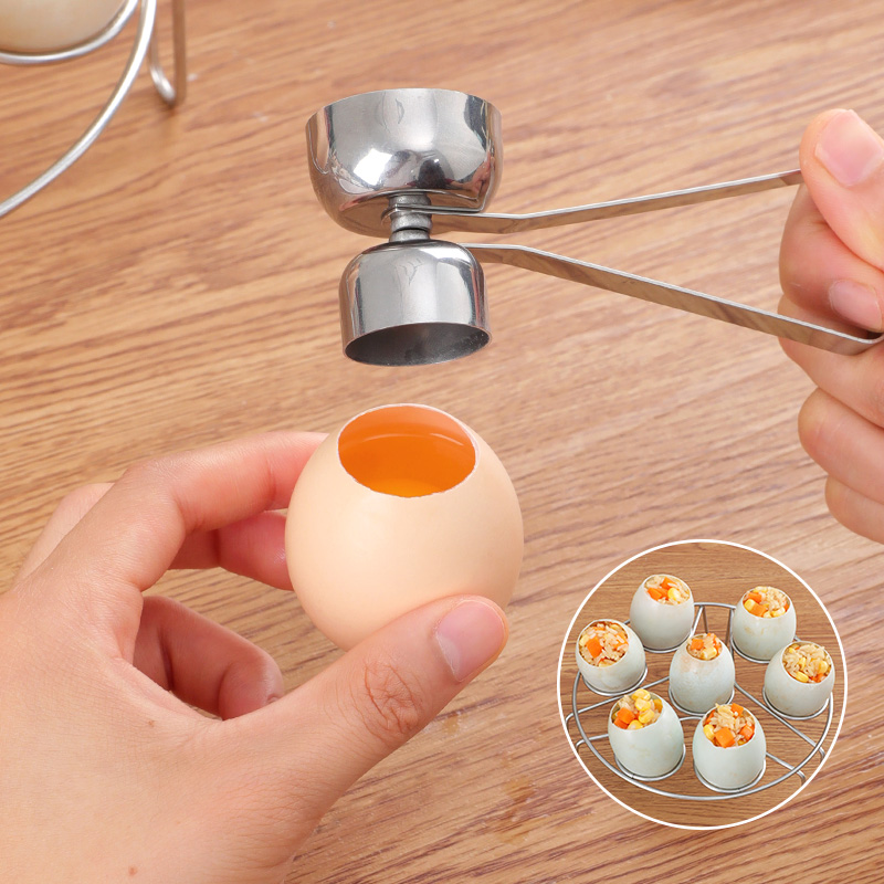 304 Stainless Steel Egg Scisso - Egg Separator Tool recension och pris