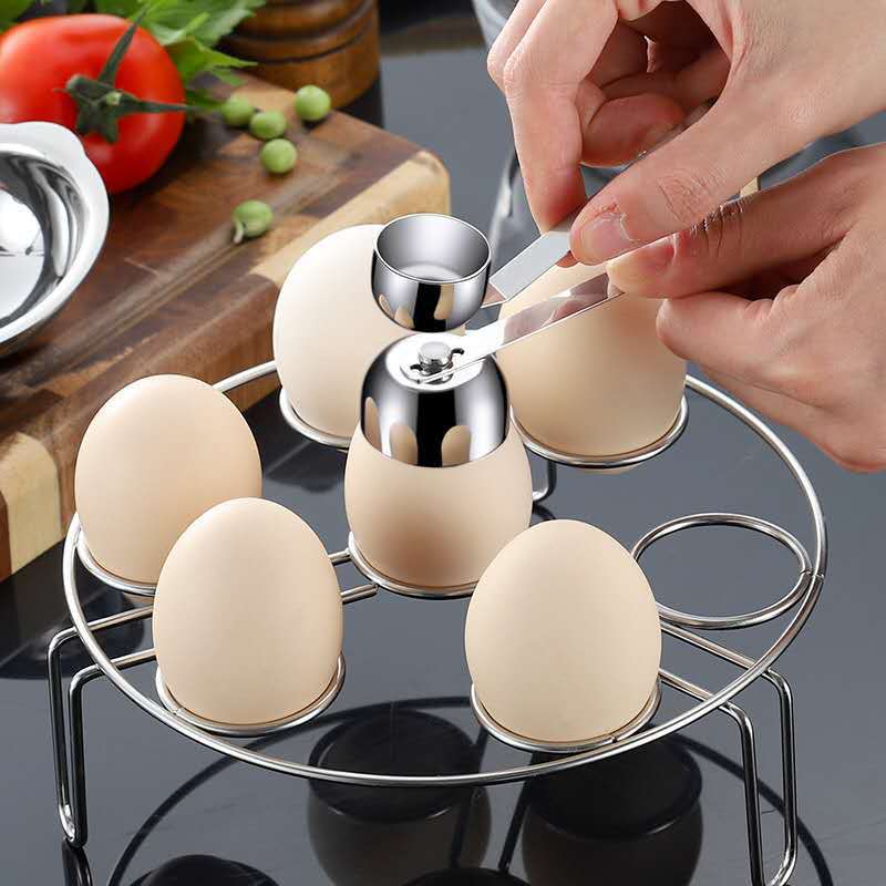 304 Stainless Steel Egg Scisso - Egg Separator Tool recension och pris