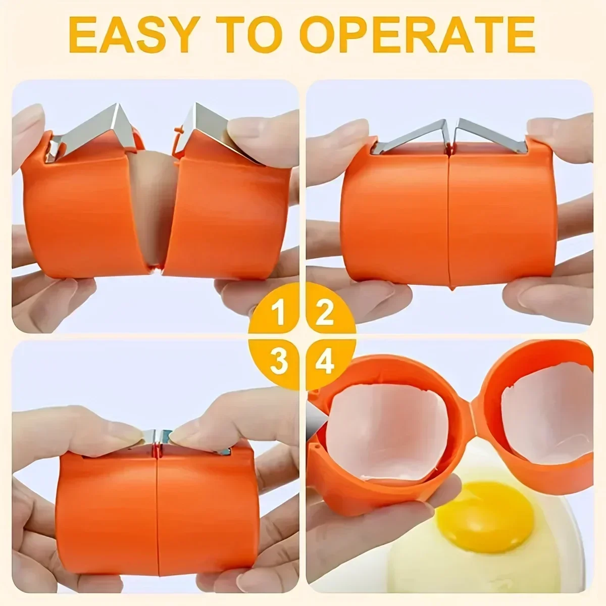 1/3pcs-New Egg Shell Opener Pr - Egg Separator Tool recension och pris