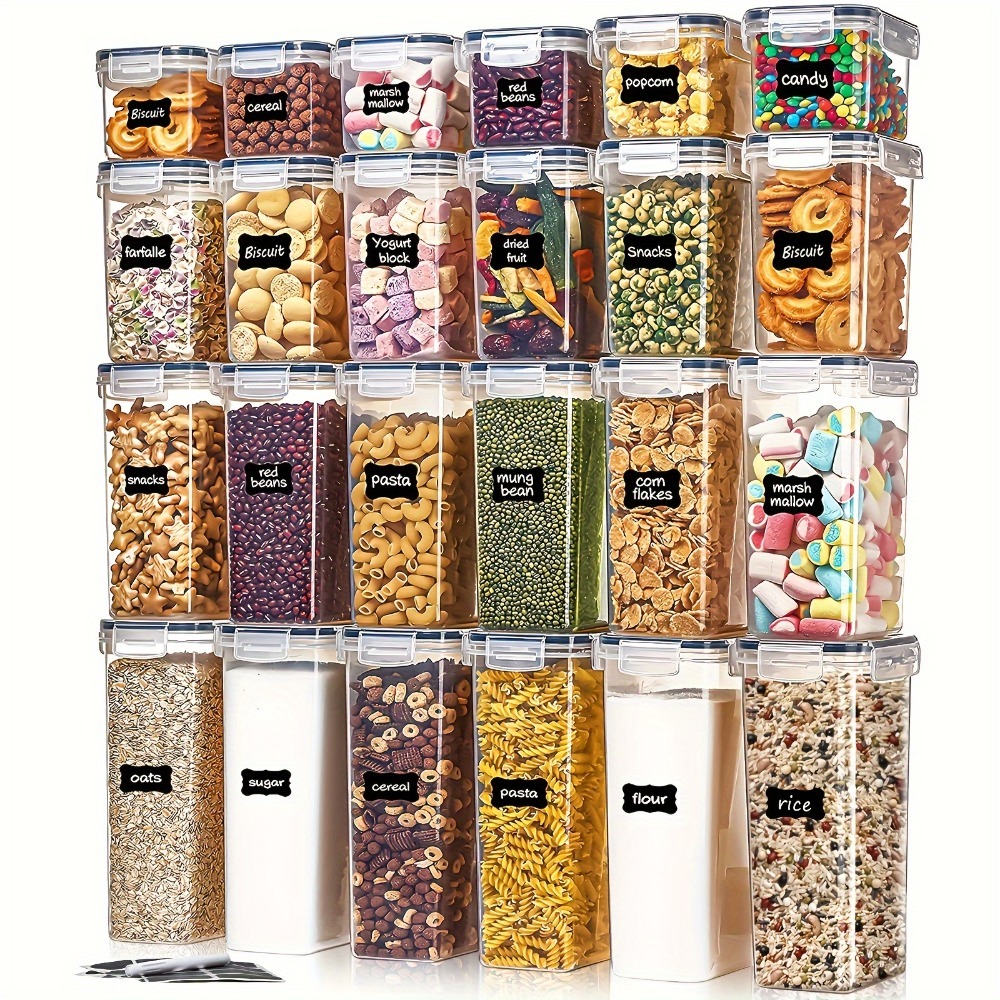 24Pcs Food Storage Containers  - Kitchen Gadgets Organizer recension och pris