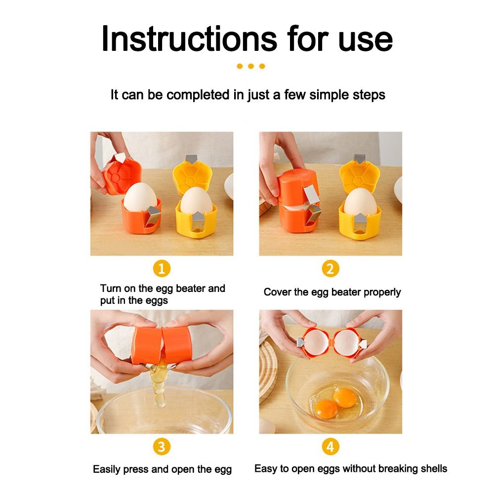 Creative Cute Egg Shell Opener - Egg Separator Tool recension och pris