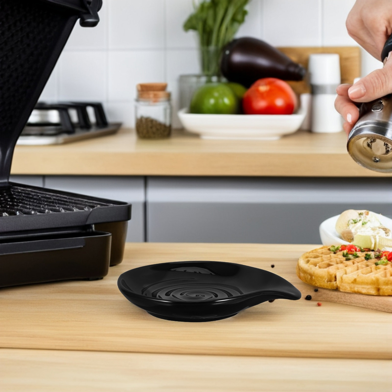 Ceramic Spoon Rest Kitchen Cou - Kitchen Gadgets Gold recension och pris