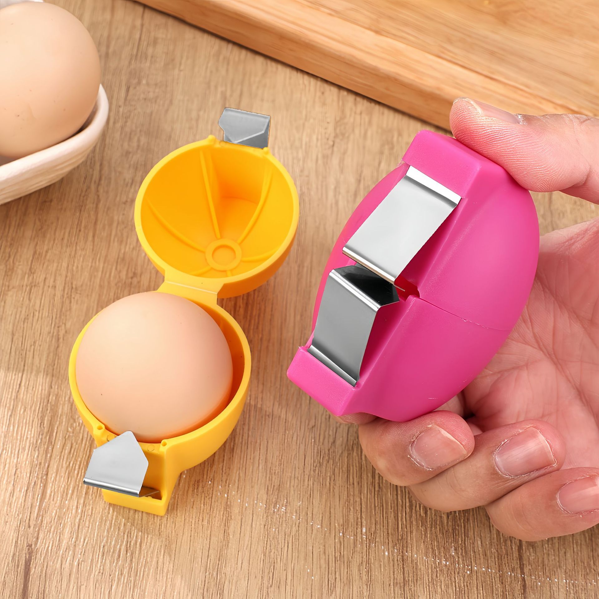 1/3PCS Easy Egg Shell Opener,P - Egg Separator Tool recension och pris