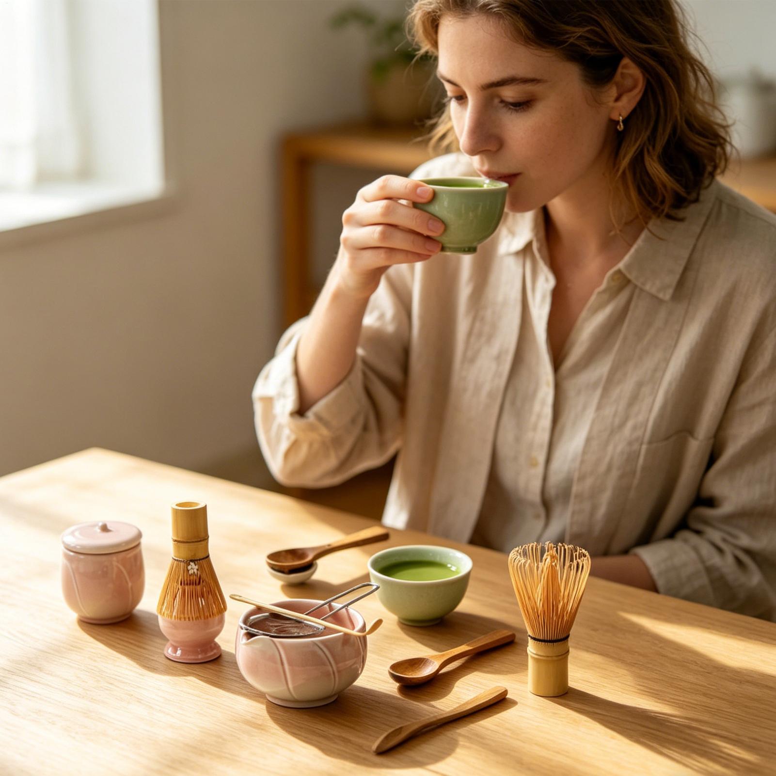 Tea Set with Whisk Scoop Ceram - Kitchen Gadgets For Men recension och pris