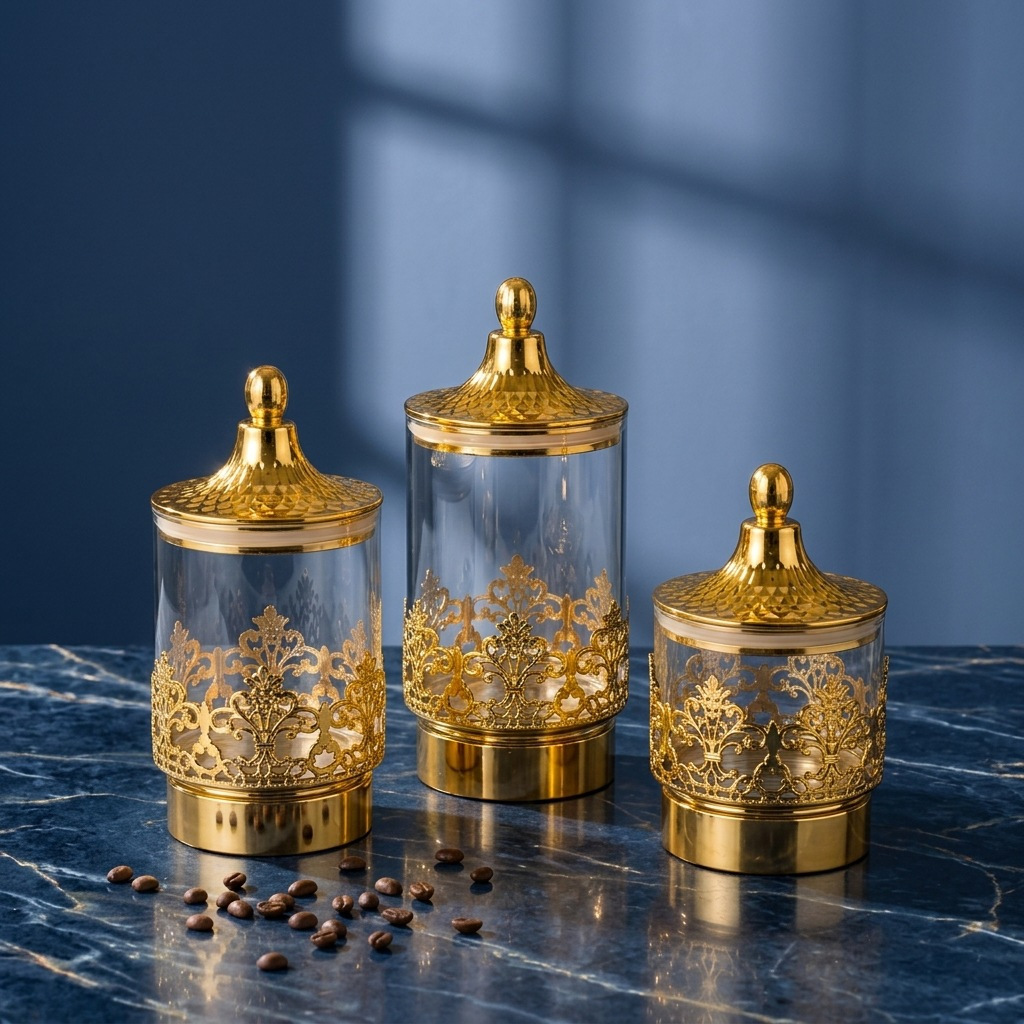 European Transparent Gold-plat - Kitchen Gadgets Organizer recension och pris