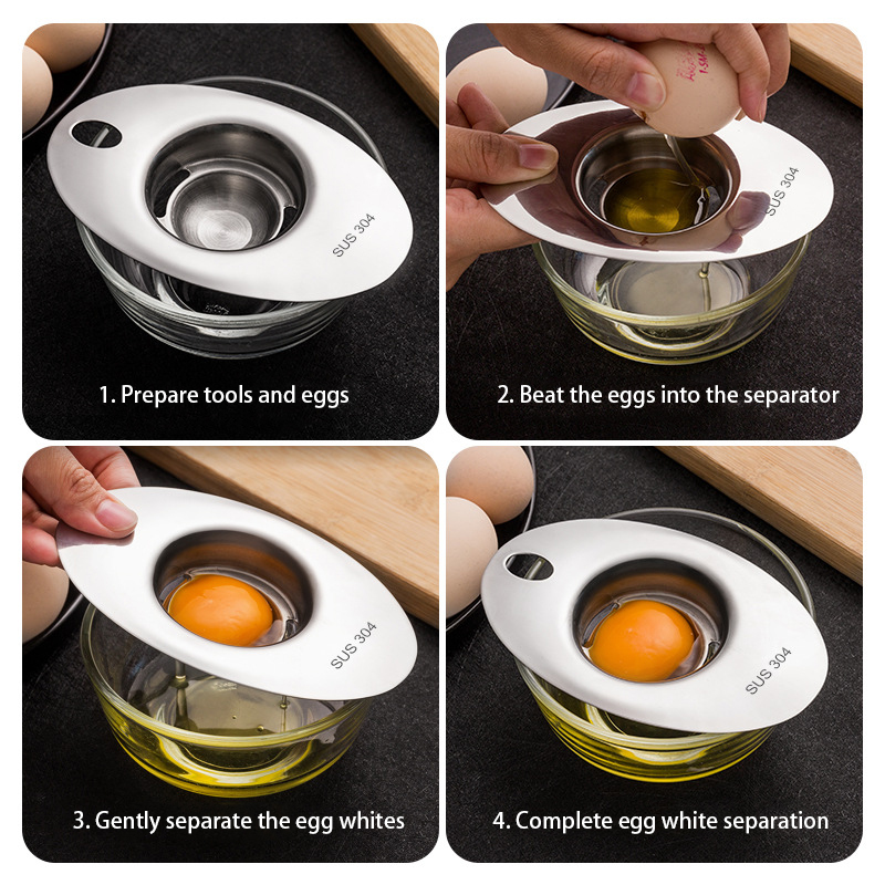Stainless Steel Egg White Sepa - Egg Separator Tool recension och pris