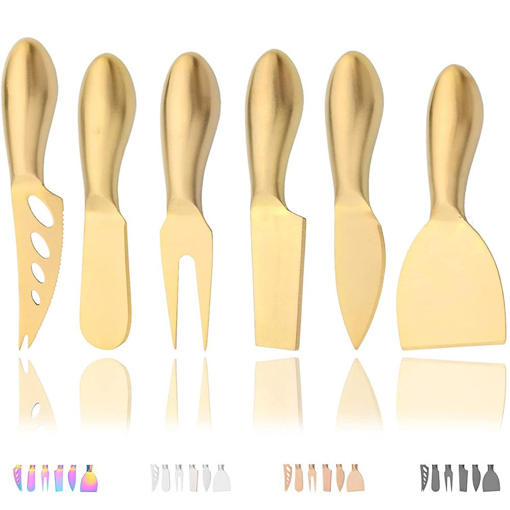 6Pcs Matte Gold Mini Knife For - Kitchen Gadgets Gold recension och pris