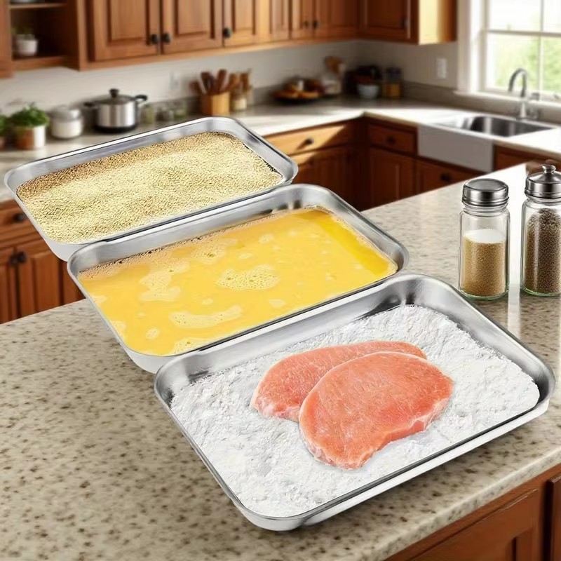 3-Piece Stainless Steel Food S - Kitchen Gadgets Organizer recension och pris