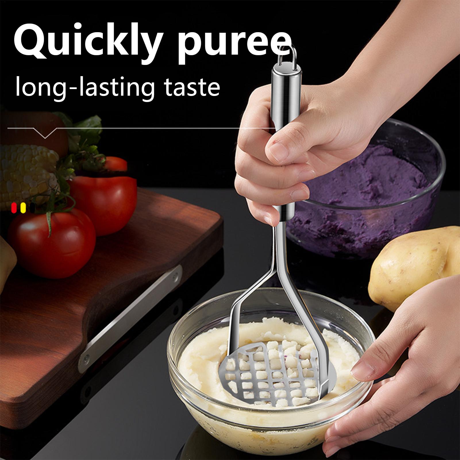 Manual Potato Masher Stainless - Kitchen Gadgets For Men recension och pris