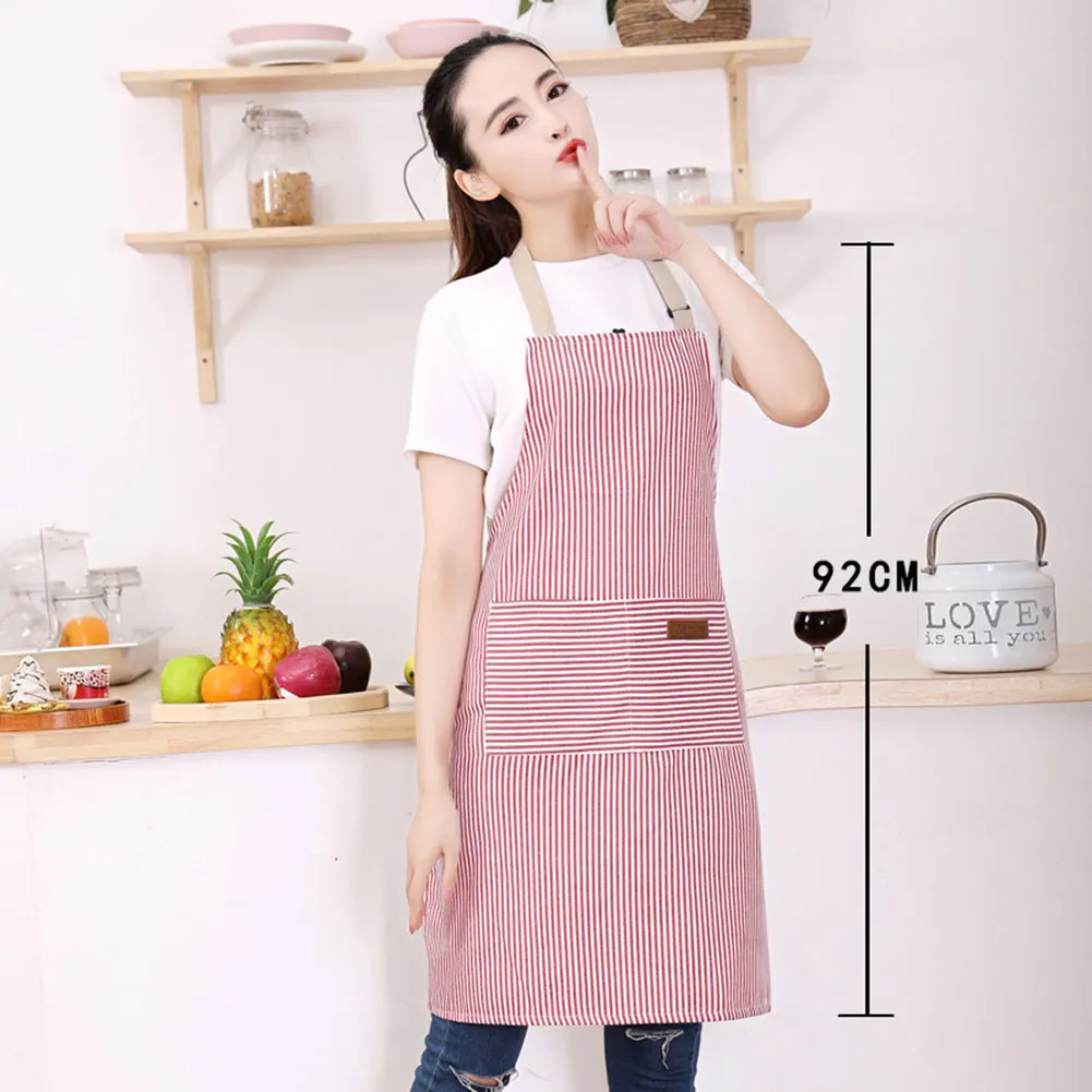 Striped Bib Apron For Men Wome - Kitchen Helper Gadgets recension och pris